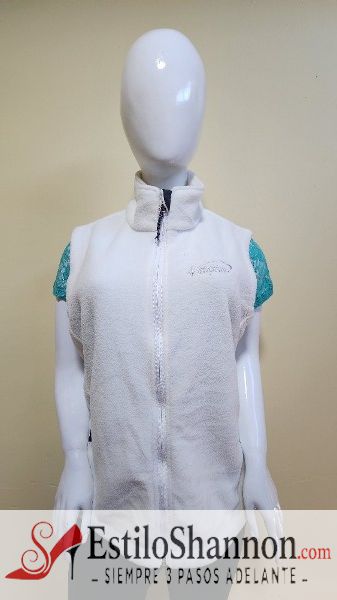 091152 Chaleco de mujer Blanco