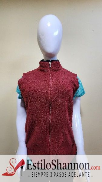 091935 Chaleco de mujer Guindo