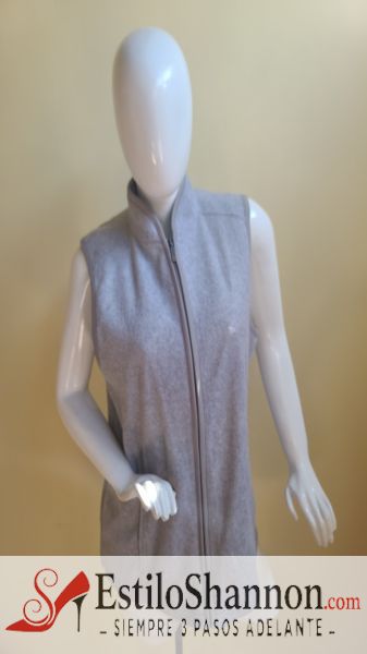 094511 Chaleco de mujer Plomo