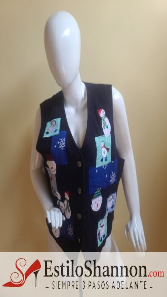095431 Chaleco de mujer Azul
