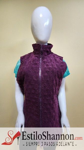 100627 Chaleco de mujer Purpura