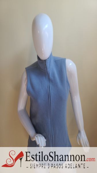 100723 Chaleco de mujer Celeste