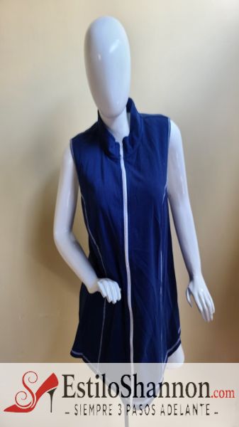 120158 Chaleco de mujer Azul