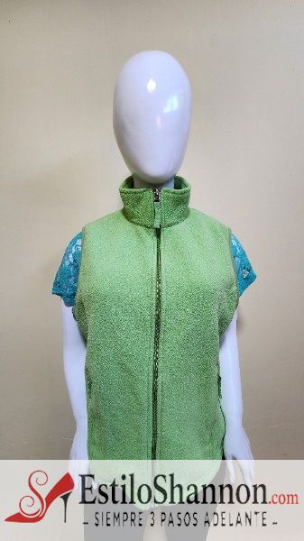 134406 Chaleco de mujer Verde limon