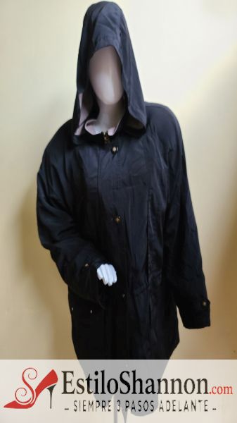 142747 Sacon de Mujer con Gorro Negro