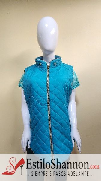 145347 Chaleco de mujer Celeste